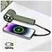 Mini Ventilatore Flyer Turbine + Powerbank Cavo Lightning Verde - Foto miniatura 3