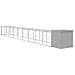 Pollaio Area Corsa Grigio Chiaro 110x1017x110cm Acciaio Zincato - Foto miniatura 3