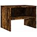 Comodino Rovere Fumo 40x30x30 Cm Legno Multistrato - Foto miniatura 2