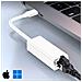 Adattatore Ethernet Rj45 Bianco Per Computer Windows E Macbook, 1000 Mbps. - Foto miniatura 4