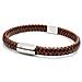 Bracciale Donna Sif Jakobs Br28681ac-br-21 Marrone Pelle (21 Cm) - Foto miniatura 1