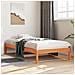 Dormeuse Marrone Cera 90x200 Cm In Legno Massello Di Pino - Foto miniatura 3