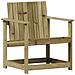 Sedia da Giardino 62x56x77 cm in Legno Impregnato di Pino - Foto miniatura 2