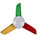Ventilatore Da Soffitto Con Luce Multicolore Strawberry - Foto miniatura 4