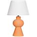 Lampada Da Tavolo Fabilos Ceramica Arancione - Foto miniatura 6