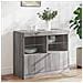 Credenza Con Luci Led Grigio Sonoma 81x37x67 Cm - Foto miniatura 1