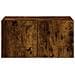 Mobile TV a Parete con Luci LED Rovere Fumo 60x35x31 cm - Foto miniatura 5