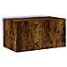 Mobile TV a Parete con Luci LED Rovere Fumo 60x35x31 cm - Foto miniatura 1