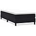 Letto A Molle Senza Materasso Nero 90x220 Cm In Velluto - Foto miniatura 2