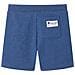 Pantaloncini per Bambini con Coulisse Blu Scuro Mélange 128 - Foto miniatura 2