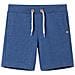 Pantaloncini per Bambini con Coulisse Blu Scuro Mélange 128 - Foto miniatura 1