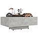 Lusso Casadino -  Tavolino Salotto Grigio Cemento 85x55x31 Cm Legno Multistrato - Foto miniatura 4