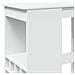 Tavolo Bar con Rastrelliera Bianco 90x47,5x103,5 cm Truciolato - Foto miniatura 7