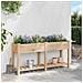 Vaso da giardino con lo scaffale Beige 161.5 x 45 x 76.5 cm - Foto miniatura 4