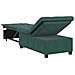 Divano Letto Verde scuro 67 x 194 x 38 cm Velluto - Foto miniatura 7