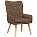 Sedia rilassante Marrone 63 x 67 x 94 cm Tessuto - Foto miniatura 1