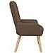 Sedia rilassante Marrone 63 x 67 x 94 cm Tessuto - Foto miniatura 5