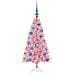 Albero di Natale con 150 LED con supporto Rosa 120 cm PVC - Foto miniatura 3