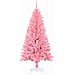 Albero di Natale con 150 LED con supporto Rosa 120 cm PVC - Foto miniatura 5