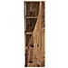 Mobile angolare Bianco 32x32x102cm Legno multistrato - Foto miniatura 6