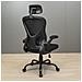 Sedia da ufficio ergonomica in rete Integro M-1 nera - Foto miniatura 3