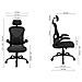 Sedia da ufficio ergonomica in rete Integro M-1 nera - Foto miniatura 4