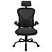 Sedia da ufficio ergonomica in rete Integro M-1 nera - Foto miniatura 2