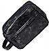 Beauty Case Da Viaggio In Pelle Pu - Borsa Da Toilette Portatile Di Grande Capacità Per Uomo E Donna Black - Foto miniatura 4