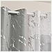 Set Di Tende Oscuranti Con Stampa Marmorizzata Argento Caldo 132x213cm - Blocco Luce Per Soggiorno E Camera Da Letto Silver+white - Foto miniatura 3