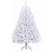 Albero di Natale artificiale Bianco 120 cm PVC e Metallo - Foto miniatura 4