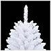 Albero di Natale artificiale Bianco 120 cm PVC e Metallo - Foto miniatura 6