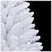 Albero di Natale artificiale Bianco 120 cm PVC e Metallo - Foto miniatura 7