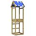 Torre da Gioco Marrone Legno Impregnato Solido - Foto miniatura 1