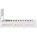 Struttura del letto Bianco 90 x 190 cm Legno Ingegnerizzato - Foto miniatura 9