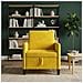 Divano con Storage Giallo 72 x 78 x 87 cm Poliestere - Foto miniatura 3