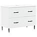 Armadio per Lavabo da Bagno HAARLEM Bianco 82 x 41 x 58,5 cm - Foto miniatura 1