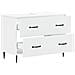 Armadio per Lavabo da Bagno HAARLEM Bianco 82 x 41 x 58,5 cm - Foto miniatura 3