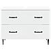 Armadio per Lavabo da Bagno HAARLEM Bianco 82 x 41 x 58,5 cm - Foto miniatura 4