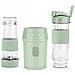 Mini Frullatore Per Smoothie, 2 Borracce Da 570 Ml Con Coperchi Da Viaggio, Portatile, 4 Lame In Acciaio Inossidabile, 300 W, Lavabile In Lavastoviglie, Verde - Foto miniatura 4