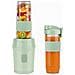 Mini Frullatore Per Smoothie, 2 Borracce Da 570 Ml Con Coperchi Da Viaggio, Portatile, 4 Lame In Acciaio Inossidabile, 300 W, Lavabile In Lavastoviglie, Verde - Foto miniatura 1