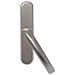 Cremonese Maniglia Per Finestra Porta Balcone Serie Delta Ottone Cromo Satinato - Foto miniatura 1