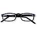 Occhiali Da Lettura Uomo Donna Unisex Black + 2.50 Diottrie 31z-b6-blk, Occhiali Da Vista Da 2.5 Diottrie Premontati Per Presbiopia, Montatura In Policarbonato E Asta Con Sistema Flex - Foto miniatura 1