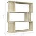 Libreria /Divisorio Rovere Sonoma 80x24x96 cm Legno Multistrato - Foto miniatura 8