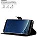 Custodia Compatibile Con Samsung Galaxy S8 Plus In Nero Carbone - Coperchio Protettiva Con Chiusura Magnetica, Funzione Stand E Tasca Per Le Carte - Foto miniatura 5