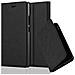Custodia Compatibile Con Zte Nubia Z9 Max In Nero Di Notte - Coperchio Protettiva Con Chiusura Magnetica, Funzione Stand E Tasca Per Le Carte - Foto miniatura 1