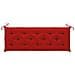 Cuscino per Panca Rosso 150x (50+50) x7cm in Tessuto Oxford - Foto miniatura 3
