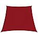 Parasole a Vela in Tela Oxford a Trapezio 2/4x3 m Rosso - Foto miniatura 1