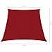 Parasole a Vela in Tela Oxford a Trapezio 2/4x3 m Rosso - Foto miniatura 6