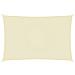 Parasole a Vela Oxford Rettangolare 3x6 m Crema - Foto miniatura 1
