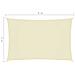 Parasole a Vela Oxford Rettangolare 3x6 m Crema - Foto miniatura 6